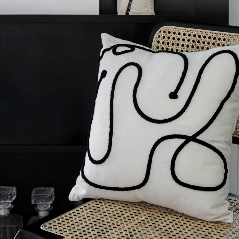 Modern Nordic Bedside Cushion Pillowcase for Bedding