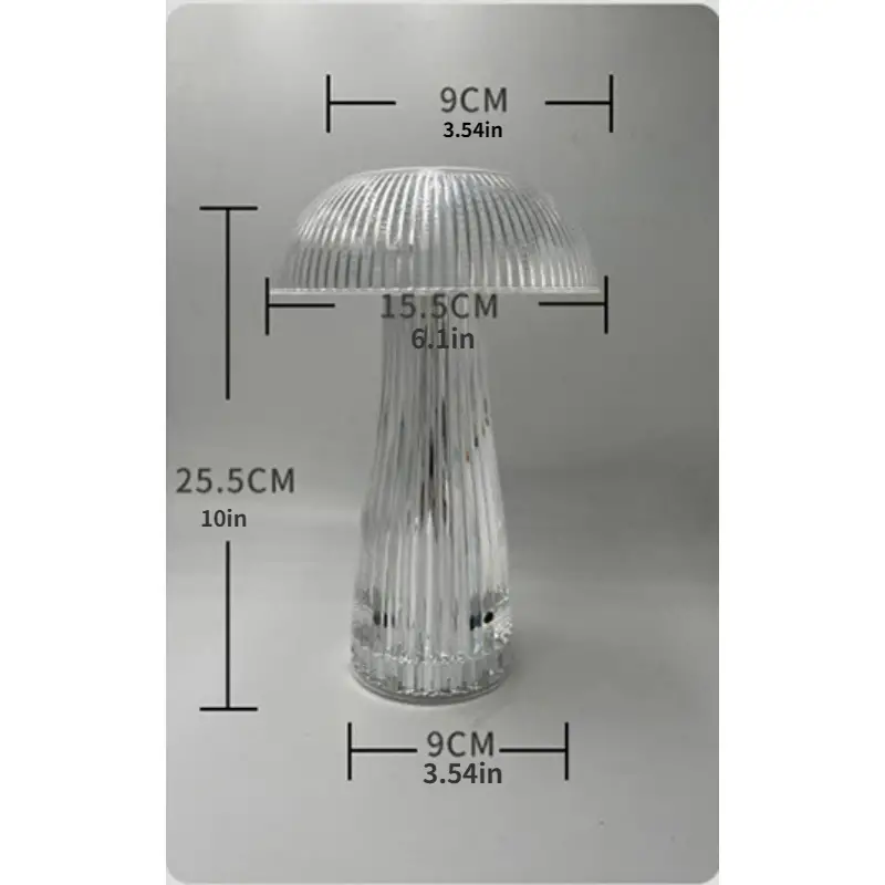 Mushroom Crystal Table Lamp - Colorful Touch Light