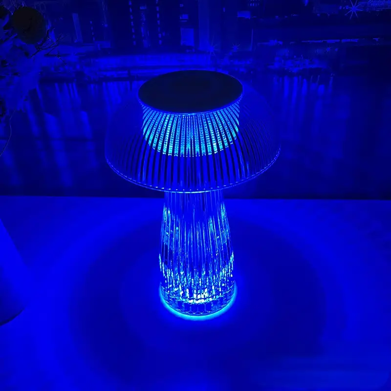 Mushroom Crystal Table Lamp - Colorful Touch Light