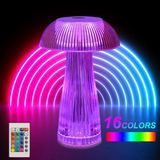 Mushroom Crystal Table Lamp - Colorful Touch Light