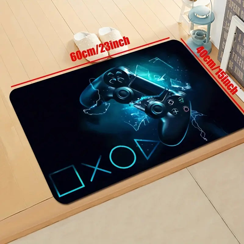 Cartoon 3D Game Zone Floor Mat for Living Room Decor