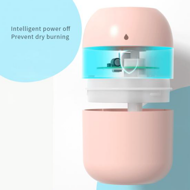 Portable Mini Humidifier with Ultrasonic Aroma Diffuser
