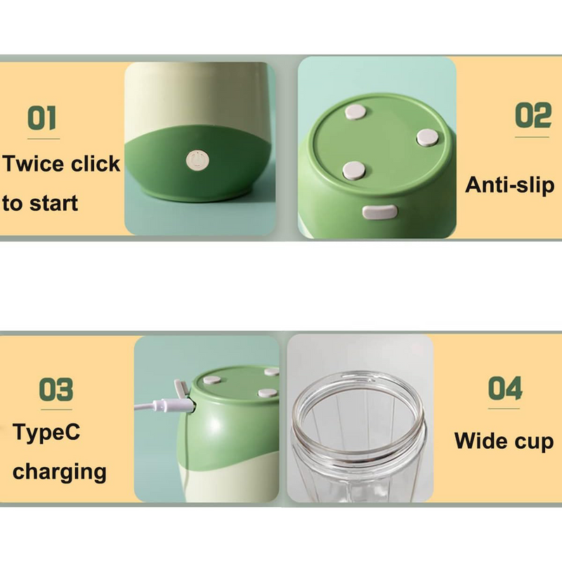 Portable Wireless Electric Juicer