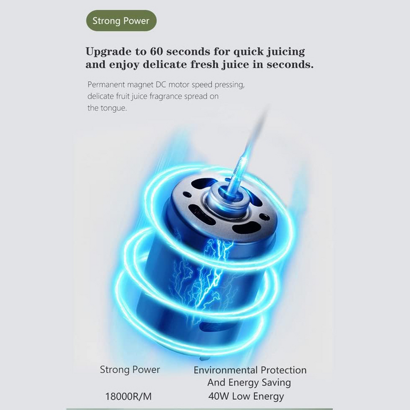 Portable Wireless Electric Juicer