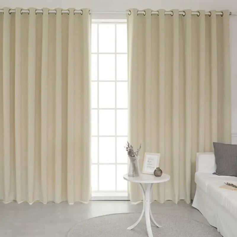 Nordic Minimalist Curtains with Heat Insulation