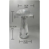 Mushroom Crystal Table Lamp - Colorful Touch Light