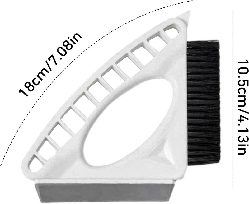 Triangular Window Groove Cleaning Brush for Home Use