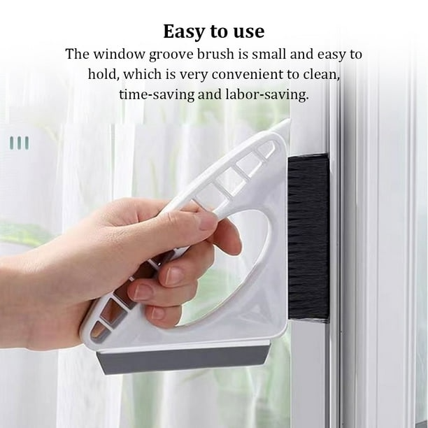 Triangular Window Groove Cleaning Brush for Home Use