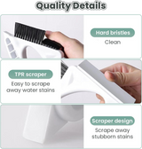 Triangular Window Groove Cleaning Brush for Home Use