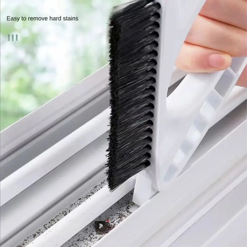 Triangular Window Groove Cleaning Brush for Home Use
