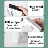 Triangular Window Groove Cleaning Brush for Home Use