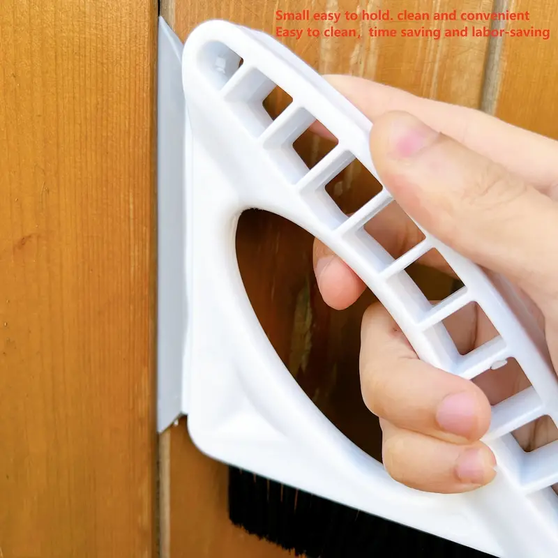 Triangular Window Groove Cleaning Brush for Home Use