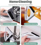 Triangular Window Groove Cleaning Brush for Home Use