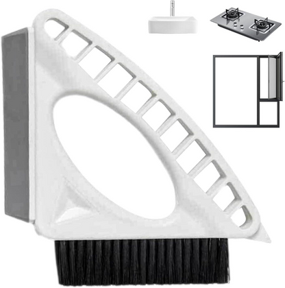 Triangular Window Groove Cleaning Brush for Home Use