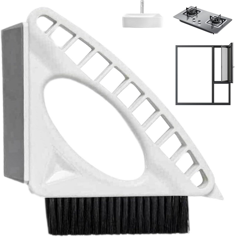 Triangular Window Groove Cleaning Brush for Home Use
