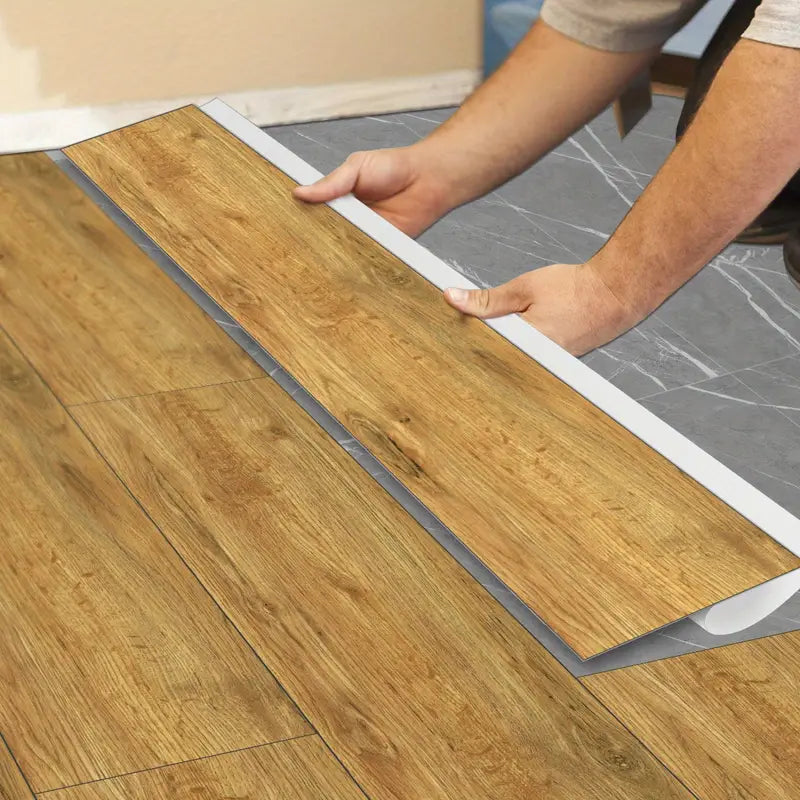 Classic Wood Grain Floor Stickers