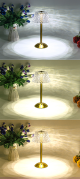 Vintage European Crystal USB Rechargeable Night Light