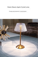 Vintage European Crystal USB Rechargeable Night Light