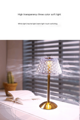 Vintage European Crystal USB Rechargeable Night Light