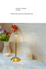 Vintage European Crystal USB Rechargeable Night Light