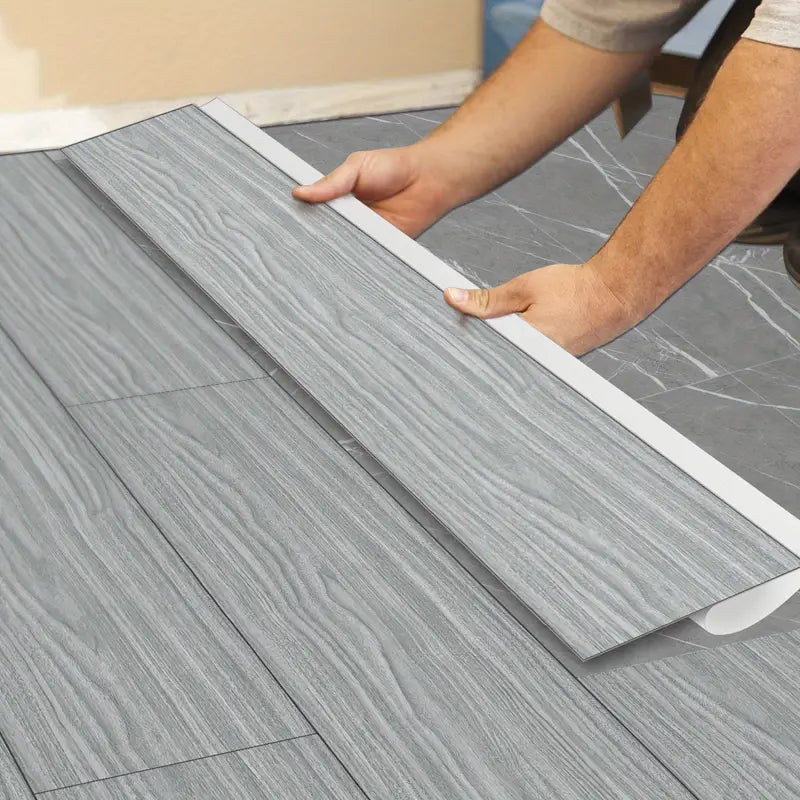 Classic Wood Grain Floor Stickers