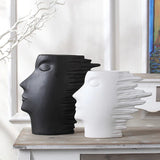 Nordic Modern Minimalist Home Decor Abstract Face Vase