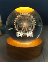 USB Crystal Ball Night Light