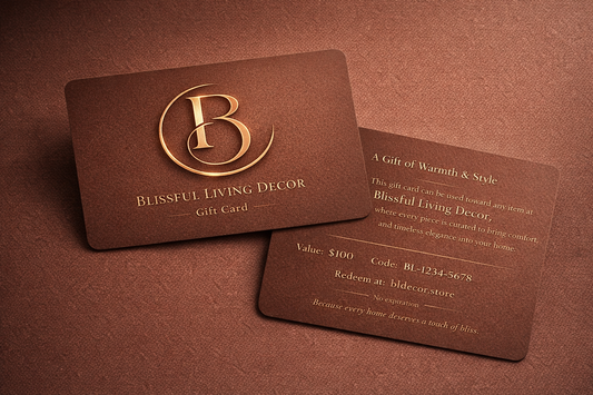 Blissful Living Decor Gift Card