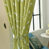 Modern Minimalist Cotton Linen Embroidered Curtains
