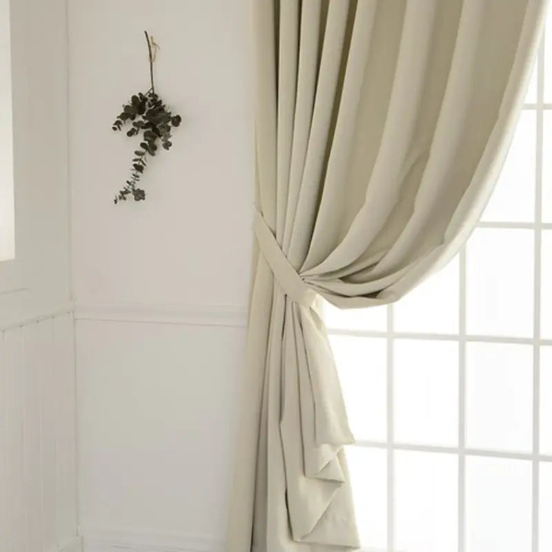 Nordic Minimalist Curtains with Heat Insulation