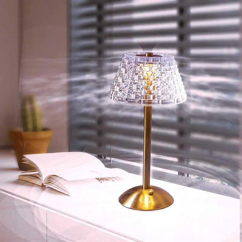 Vintage European Crystal USB Rechargeable Night Light