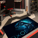 Cartoon 3D Game Zone Floor Mat for Living Room Decor