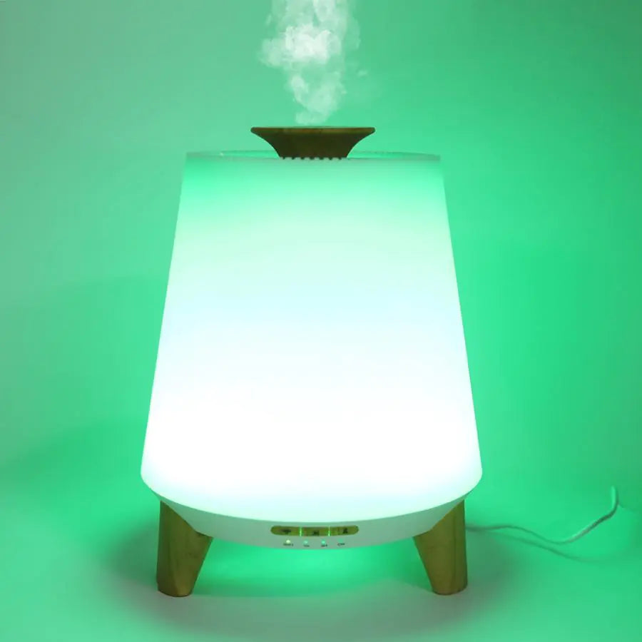 Bluetooth Speaker Aroma Diffuser & Humidifier with Wood Grain Finish