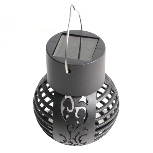 Solar Simulation Flame Hanging Light – Sustainable Outdoor Lantern for Patios, Gardens & Balconies