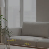 Modern Minimalist Linen Pillow Cover