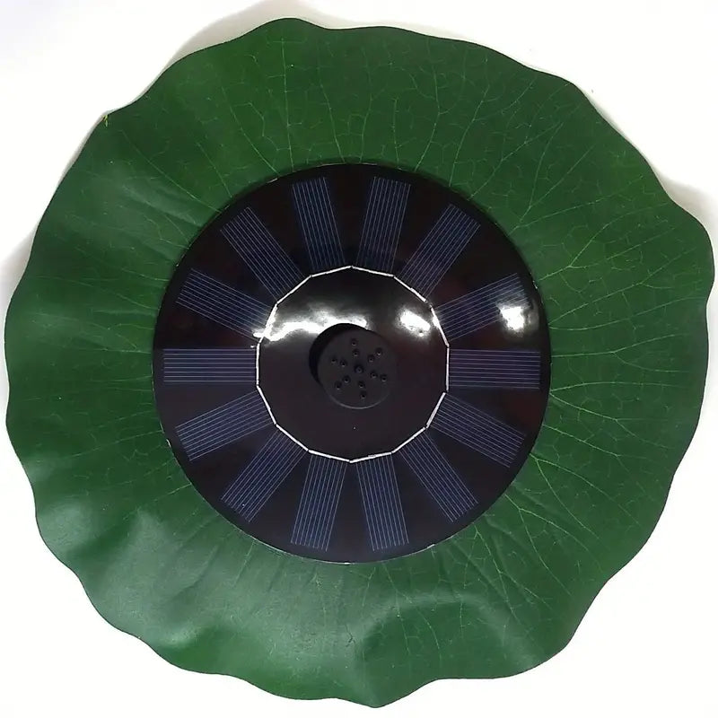 Solar Pump with Floating Lotus Flowers for Outdoor Decor