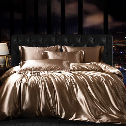 Luxury Silk 4-Piece Bedding Set
